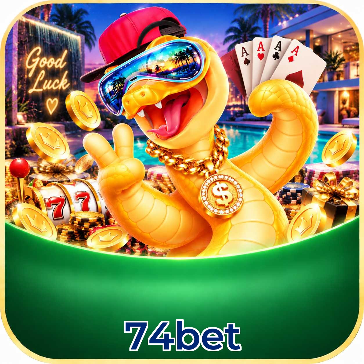 Plataforma de apostas ao vivo 74bet com streaming HD gratuito